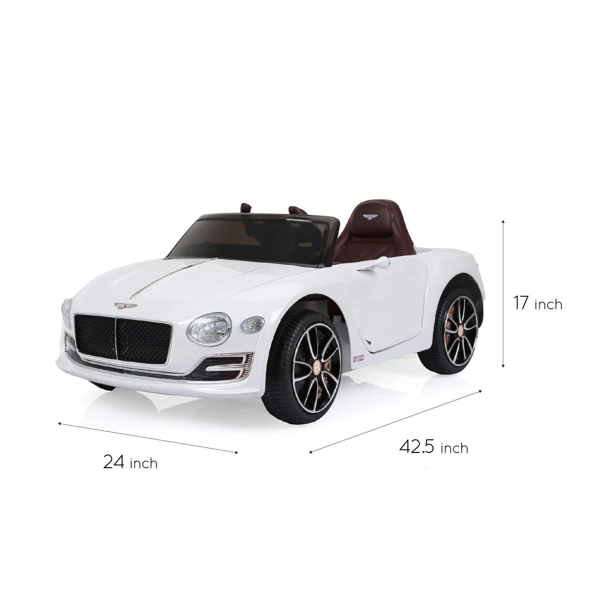 12V Bentley EXP12 1 Seater Ride on Car with Parental Control
