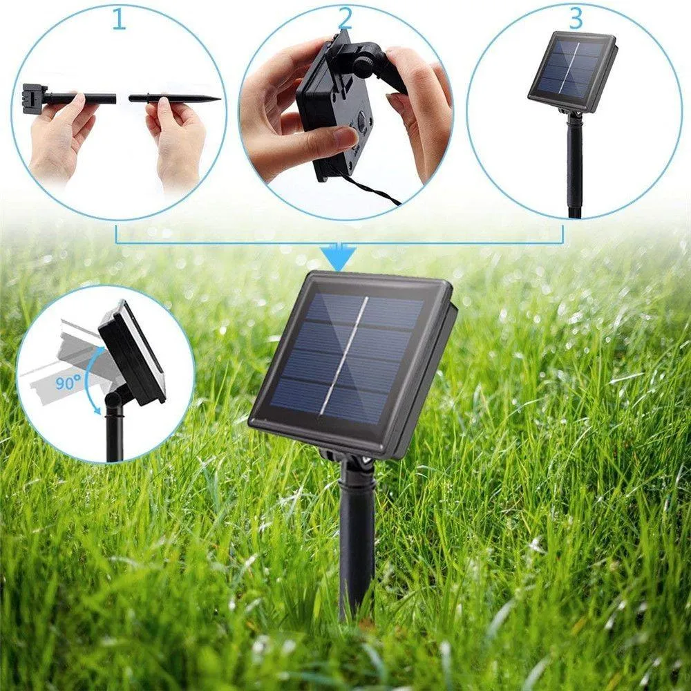 144 LEDs Solar Meteor Shower Rain Lights