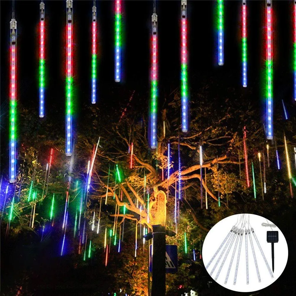 144 LEDs Solar Meteor Shower Rain Lights