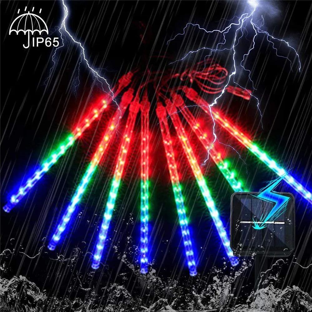 144 LEDs Solar Meteor Shower Rain Lights