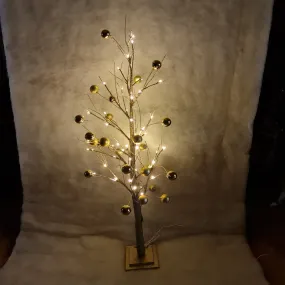 150cm gold bauble tree