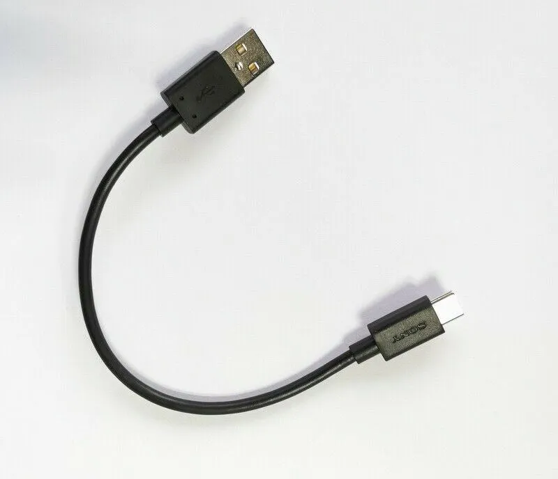 17cm USB Charger Cable Cord for Sony XEA20 WI-C600N WH-XB900N XB700 Headphones