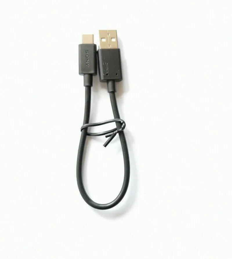 17cm USB Charger Cable Cord for Sony XEA20 WI-C600N WH-XB900N XB700 Headphones
