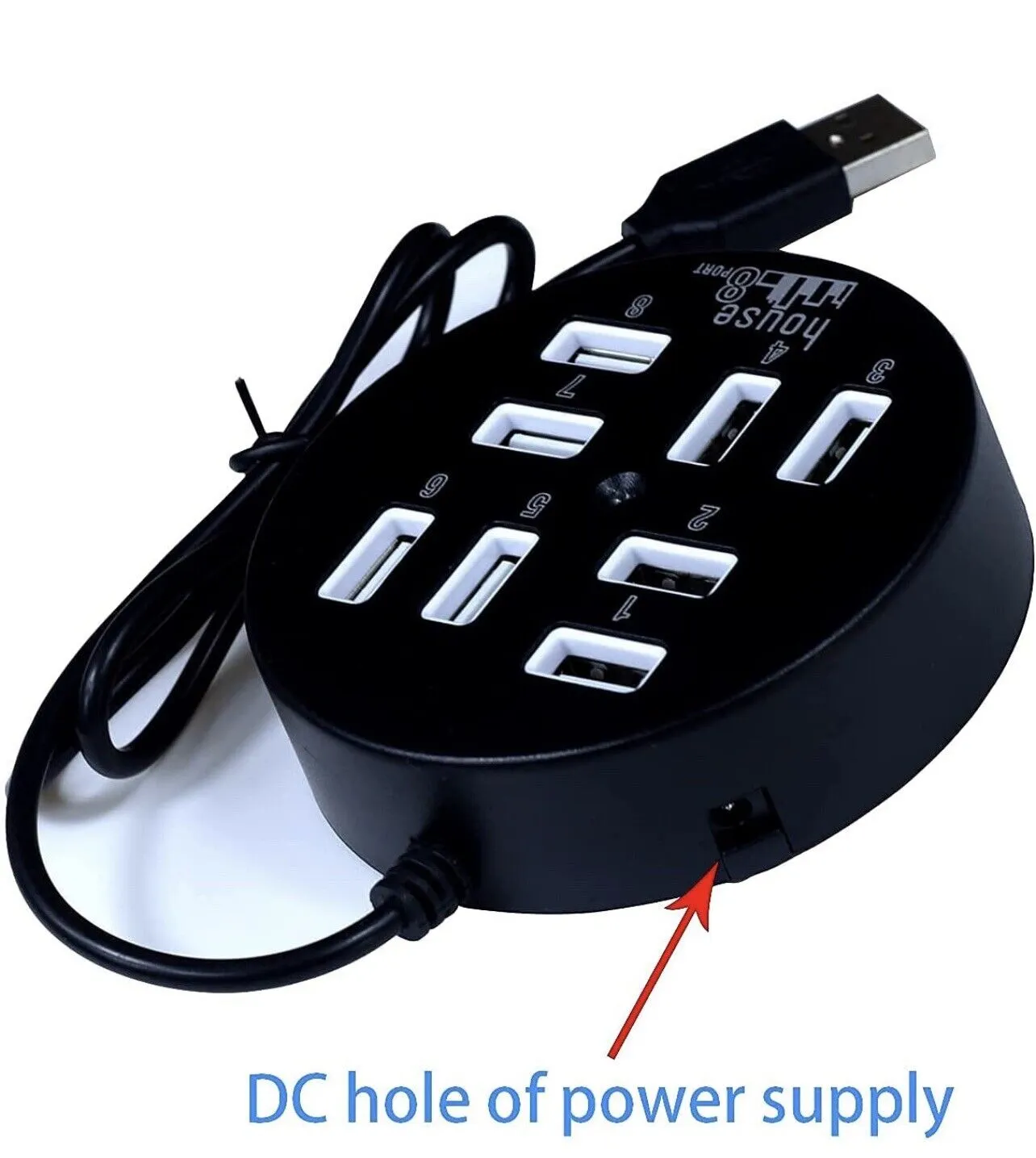 2.0 8 Usb Port Hub Bs-3793