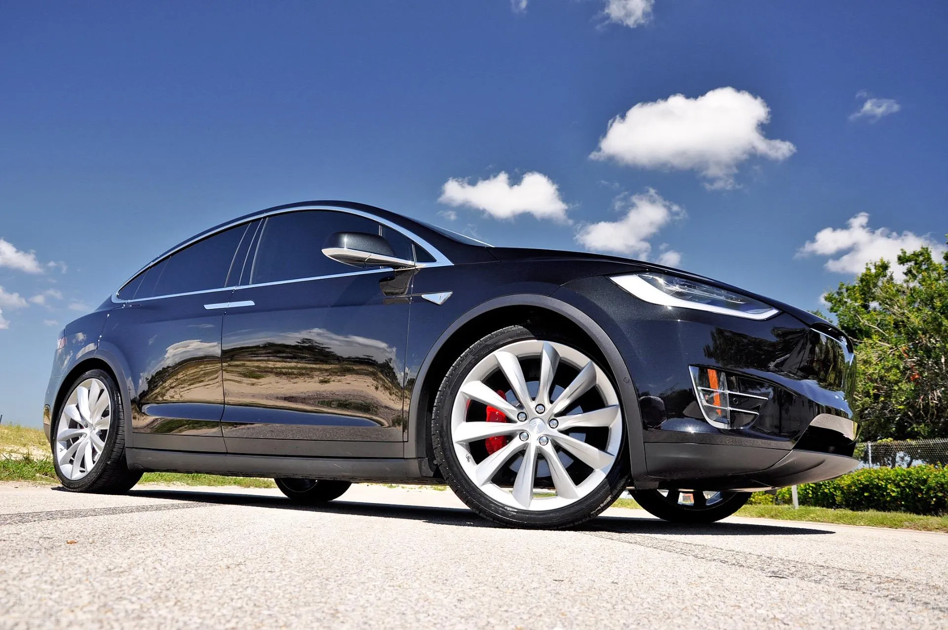 22” Tesla Model X Turbine OE Complete Wheel Set