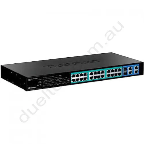 24 Port 10/100 Web Smart PoE Switch