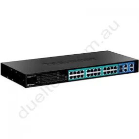 24 Port 10/100 Web Smart PoE Switch