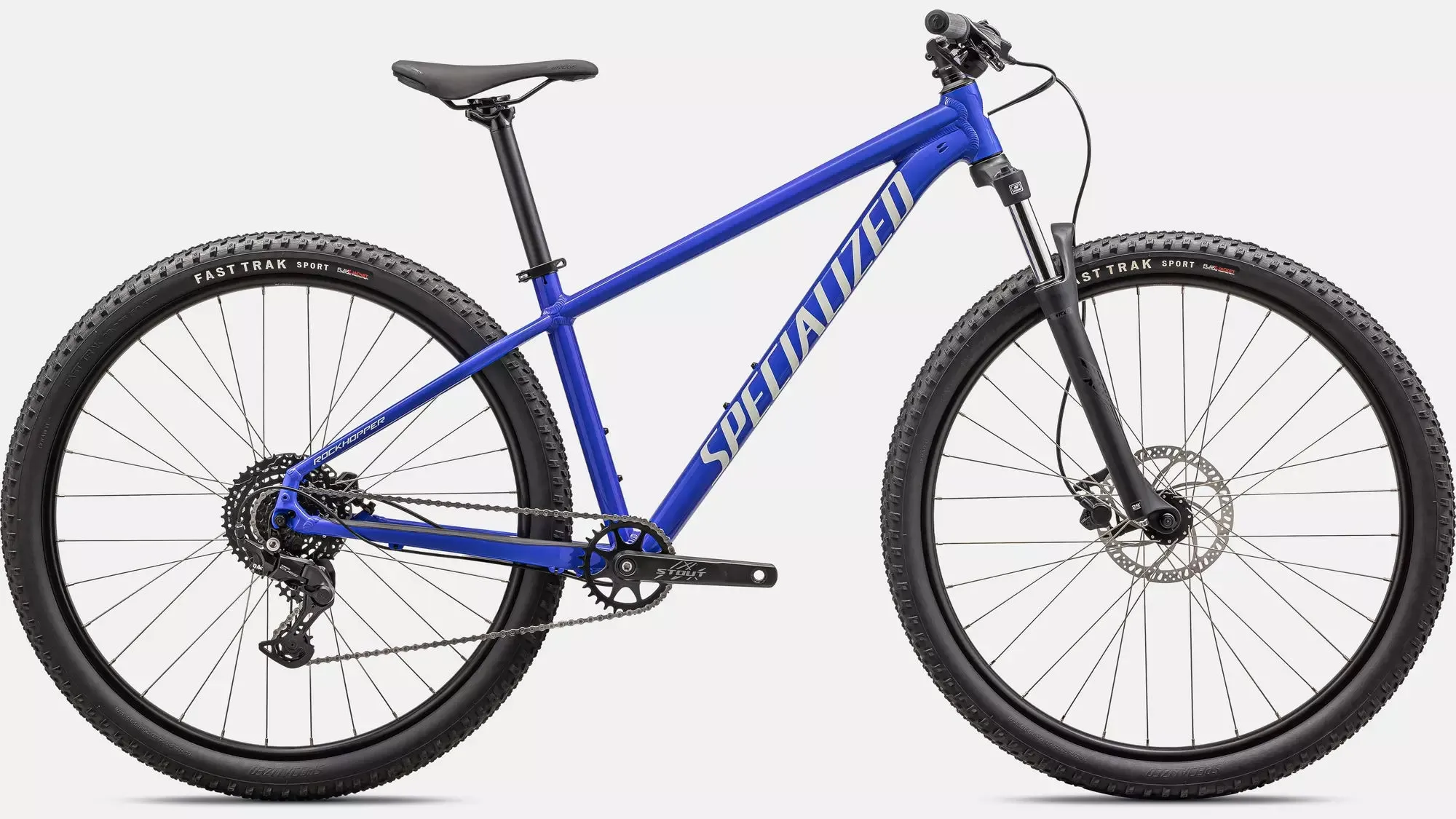 24 SPECIALIZED ROCKHOPPER SPORT -LARGE - GLOSS SAPPHIRE / DUNE WHITE