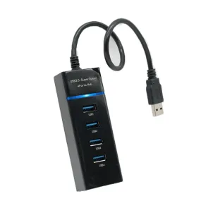 4-In-1 High-Speed Usb 3.0 Port Hub