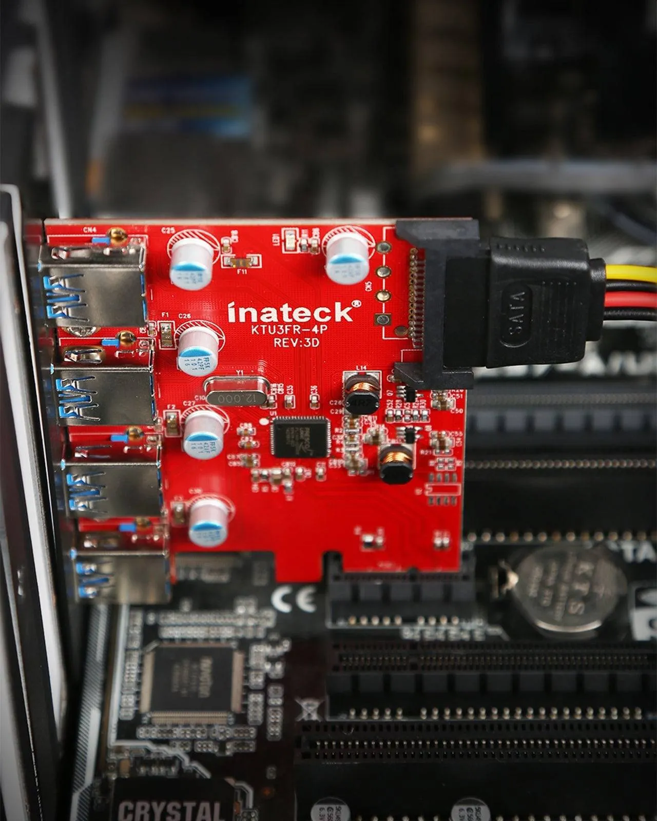 4-Port USB 3.0 PCIe Express Card, KT4001 / KTU3FR-4P