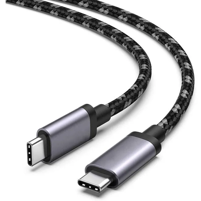 4XEM Nylon Braided USB-C to C 40 Gigabit 100CM/1M Cable 4XUSB40GBRD100CM