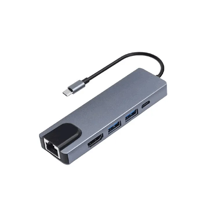 5 in 1 USB-C Adapter Multifunction  Hub