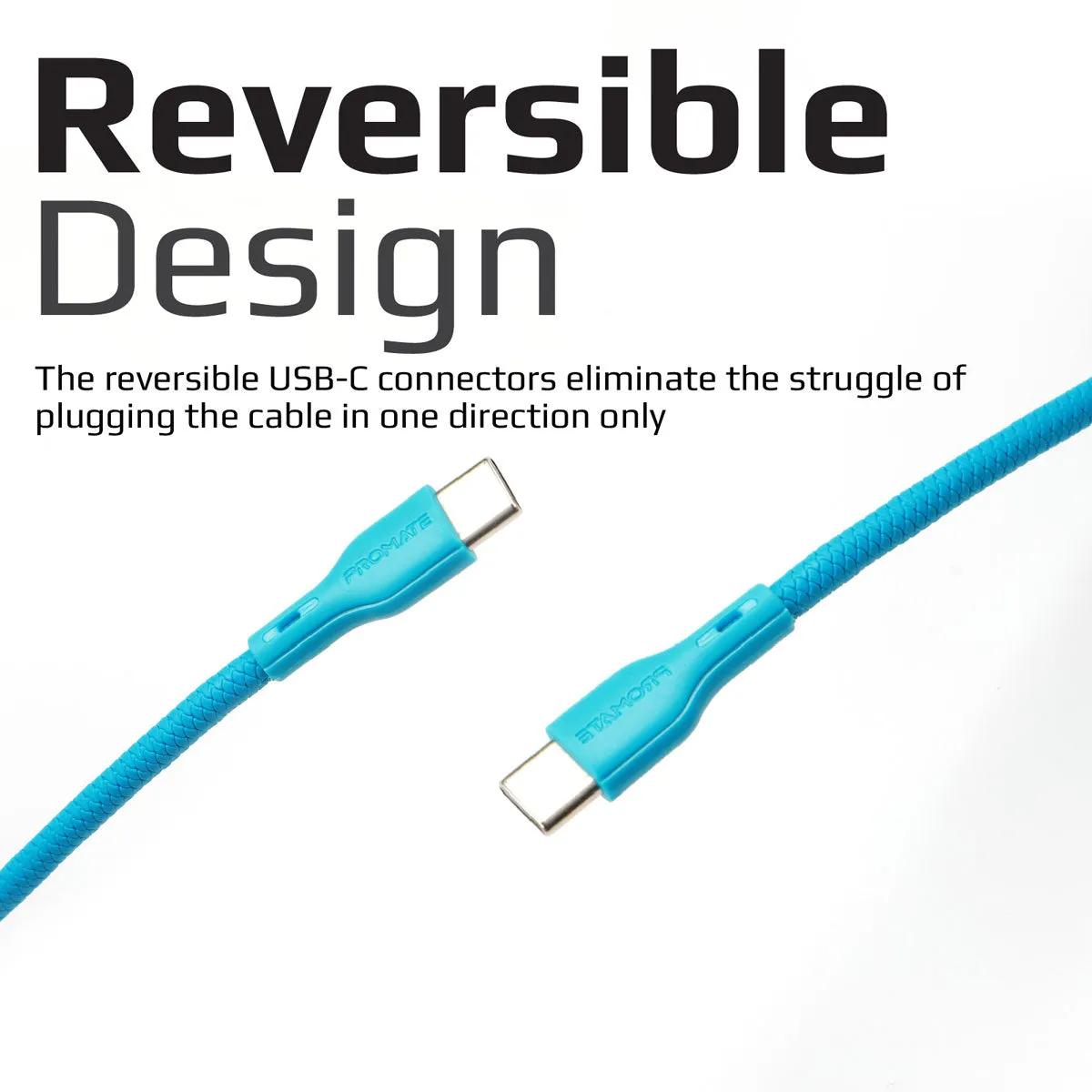 60W Power Delivery Enabled USB-C to USB-C Data Sync & Charge Cable