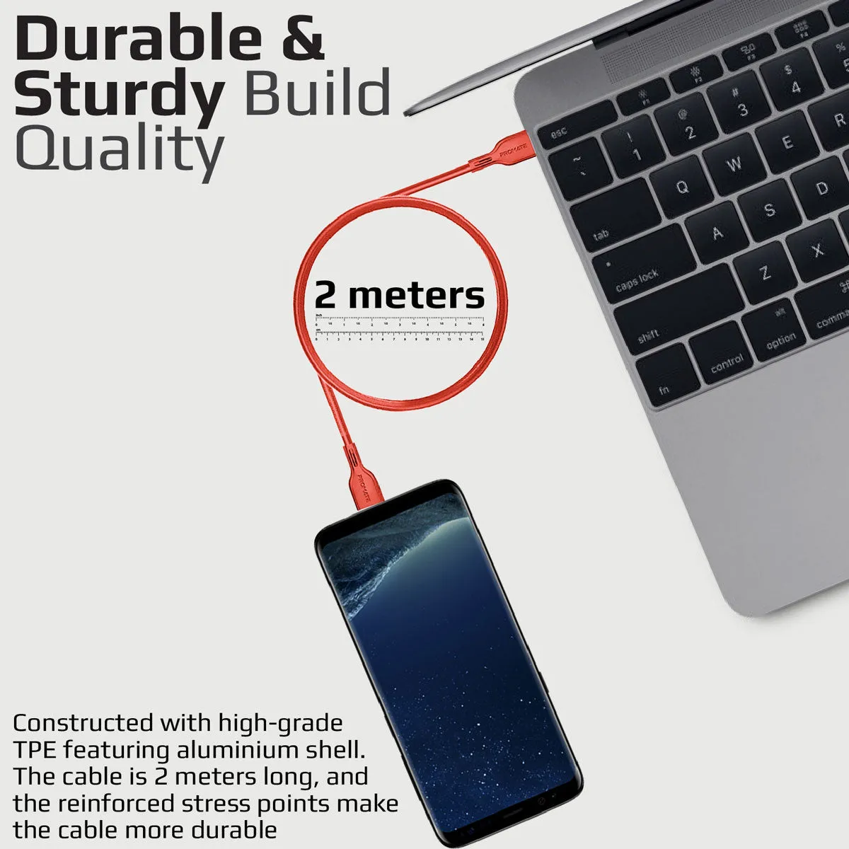60W Power Delivery Enabled USB-C to USB-C Data Sync & Charge Cable