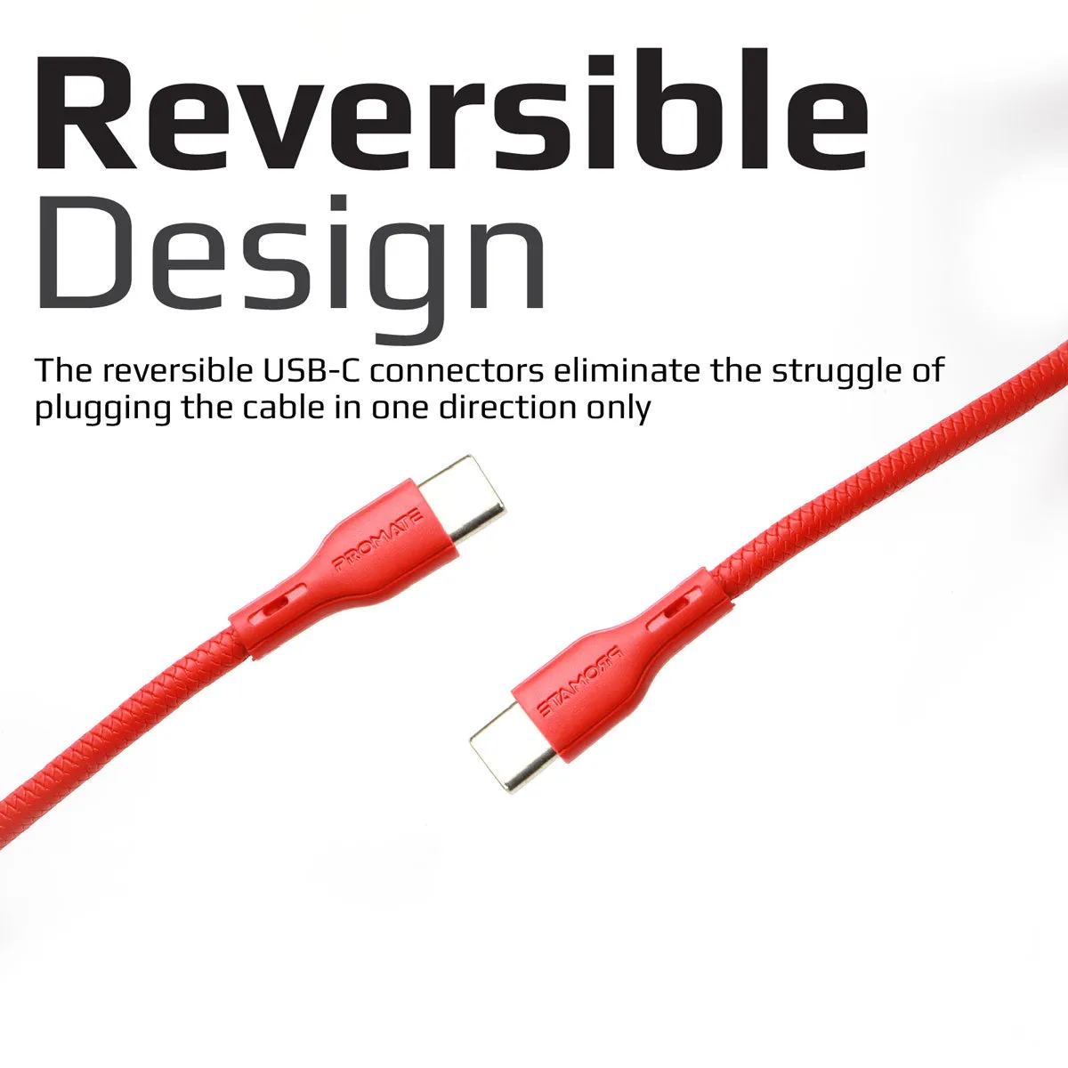 60W Power Delivery Enabled USB-C to USB-C Data Sync & Charge Cable
