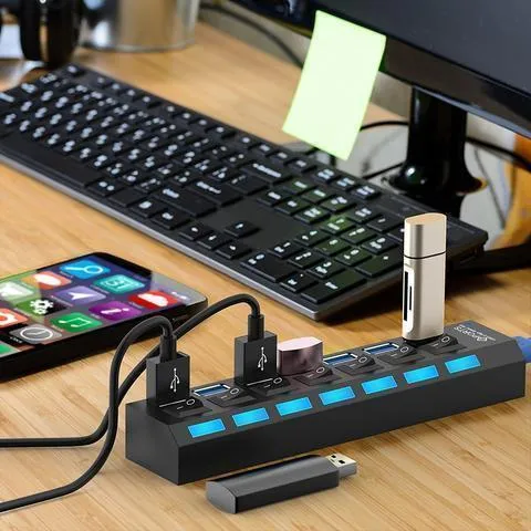 7 Ports USB 3.0 Hub