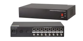8 Channel 36V 5MP High Performance Video- Power Hub: Transfer 8 Channels of HD Video (HDCVI, HDTVI, AHD) - (HDHUB-8PVP)