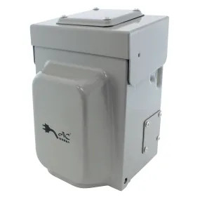 AC WORKS® [ASL1420PBX] 20A Locking 4-Prong L14-20 Heavy-Duty Generator Transfer Switch Inlet Box