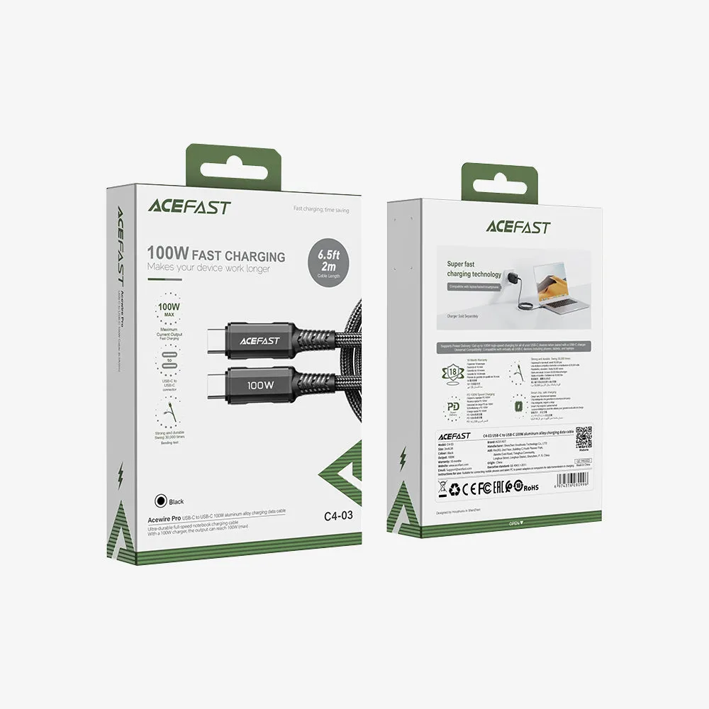Acewire Pro C4-03 USB C to USB C Cable 100W