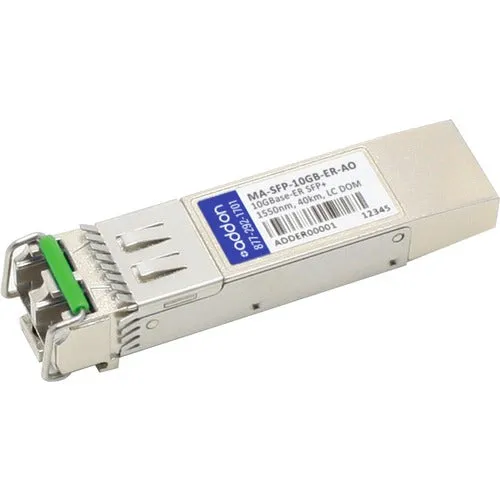 AddOn Cisco Meraki MA-SFP-10GB-ER Compatible TAA Compliant 10GBase-ER SFP  Transceiver (SMF, 1550nm, 40km, LC, DOM) MA-SFP-10GB-ER-AO