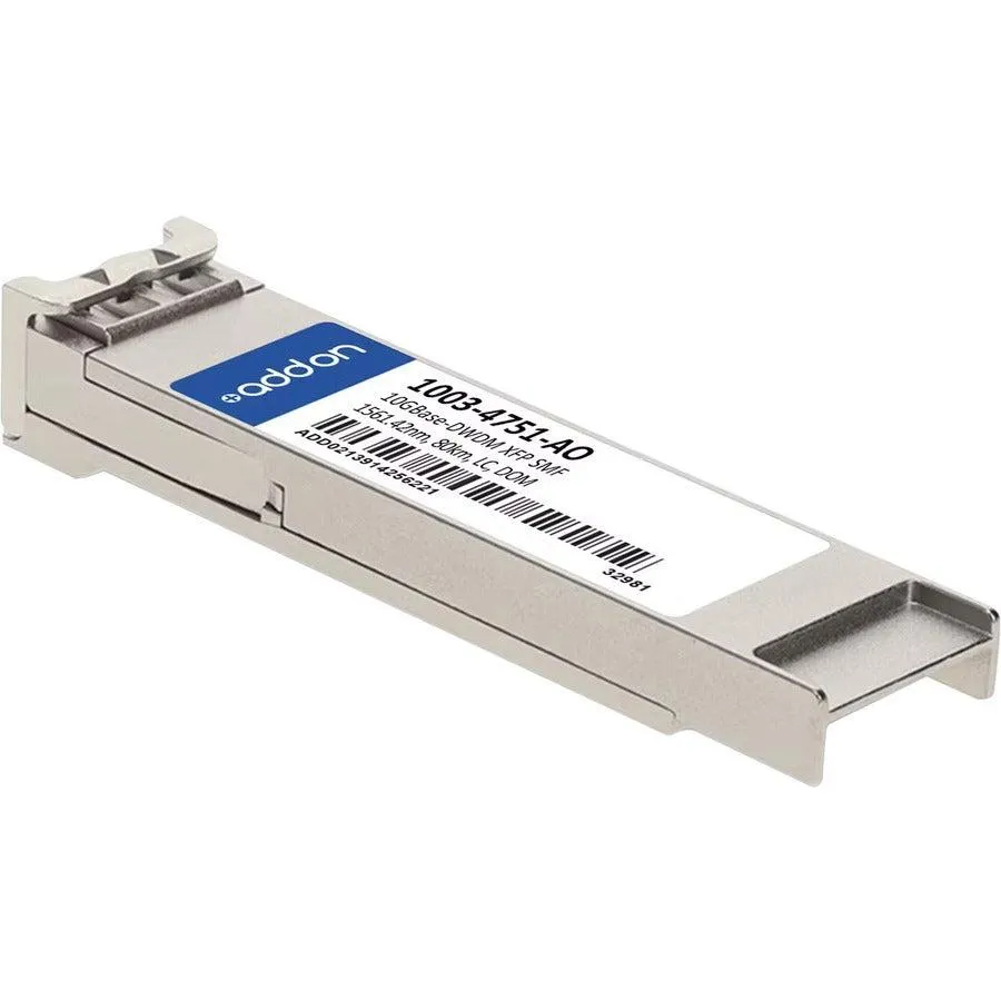 Addon Networks 1003-4751-Ao Network Transceiver Module Fiber Optic 10000 Mbit/S Xfp 1561.42 Nm