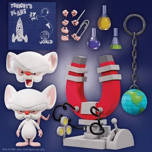 Animaniacs ULTIMATES! Wave 1 - The Brain 7" Inch Action Figure - Super7