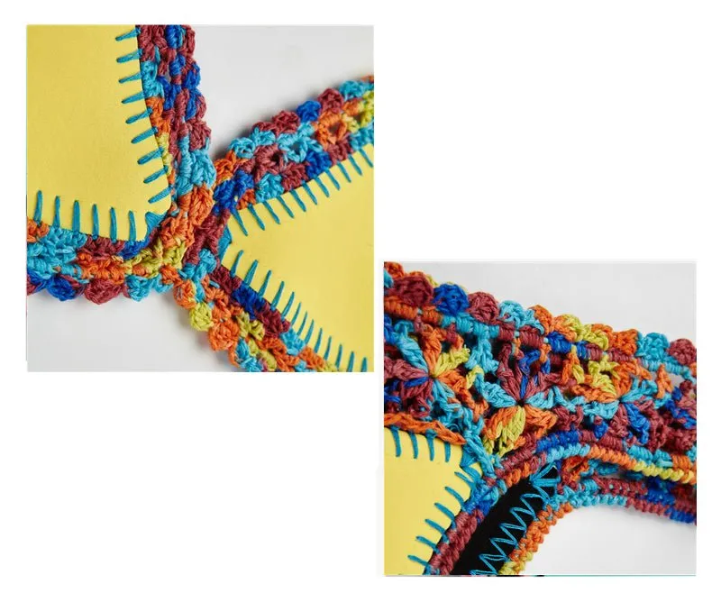 Bahamas Neoprene Crochet Brazilian Bikini