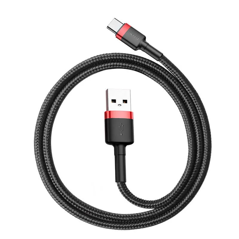 BASEUS 0.5M USB-C Charging Cable (3A) | Cafule Series QC3.0 Type-C Fast Charger Cable