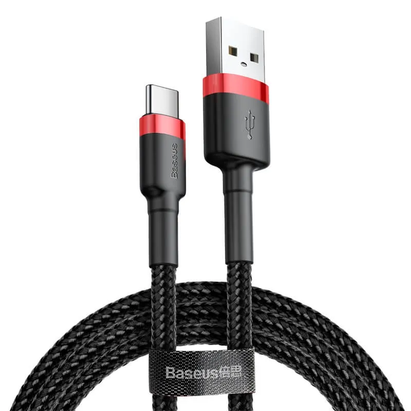 BASEUS 2M USB-C Charging Cable (2A) | Cafule Series Type-C Fast Charger Cable