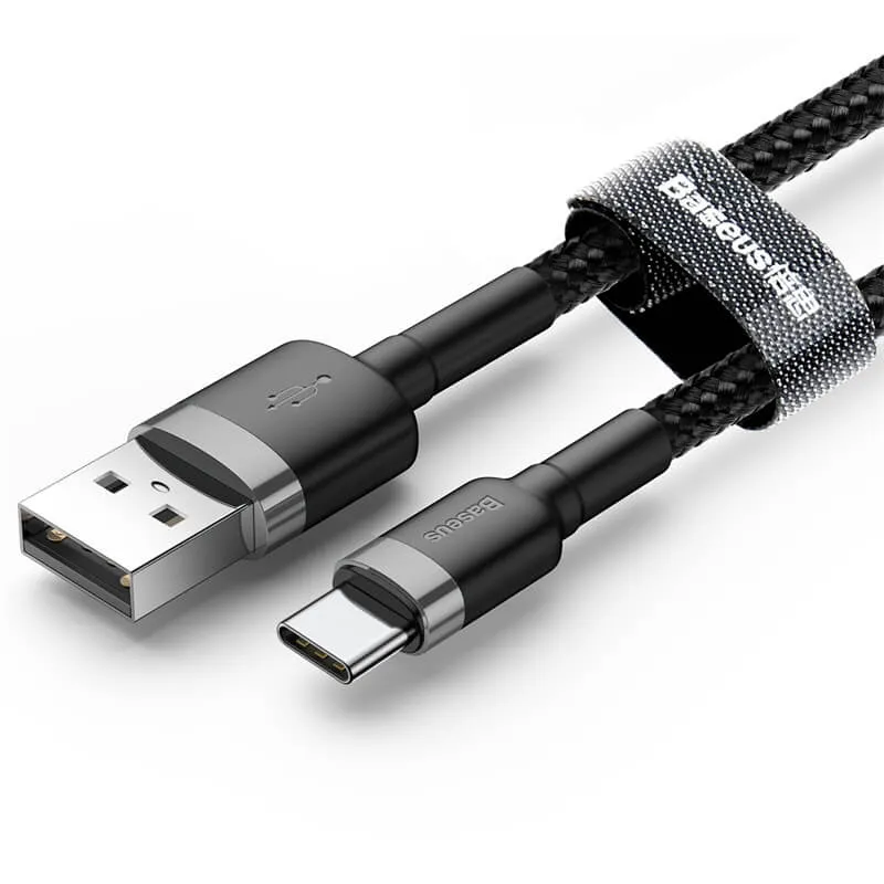 BASEUS 2M USB-C Charging Cable (2A) | Cafule Series Type-C Fast Charger Cable