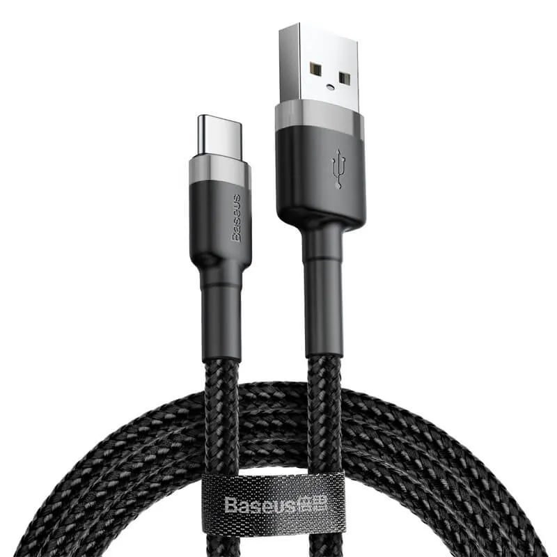 BASEUS 2M USB-C Charging Cable (2A) | Cafule Series Type-C Fast Charger Cable