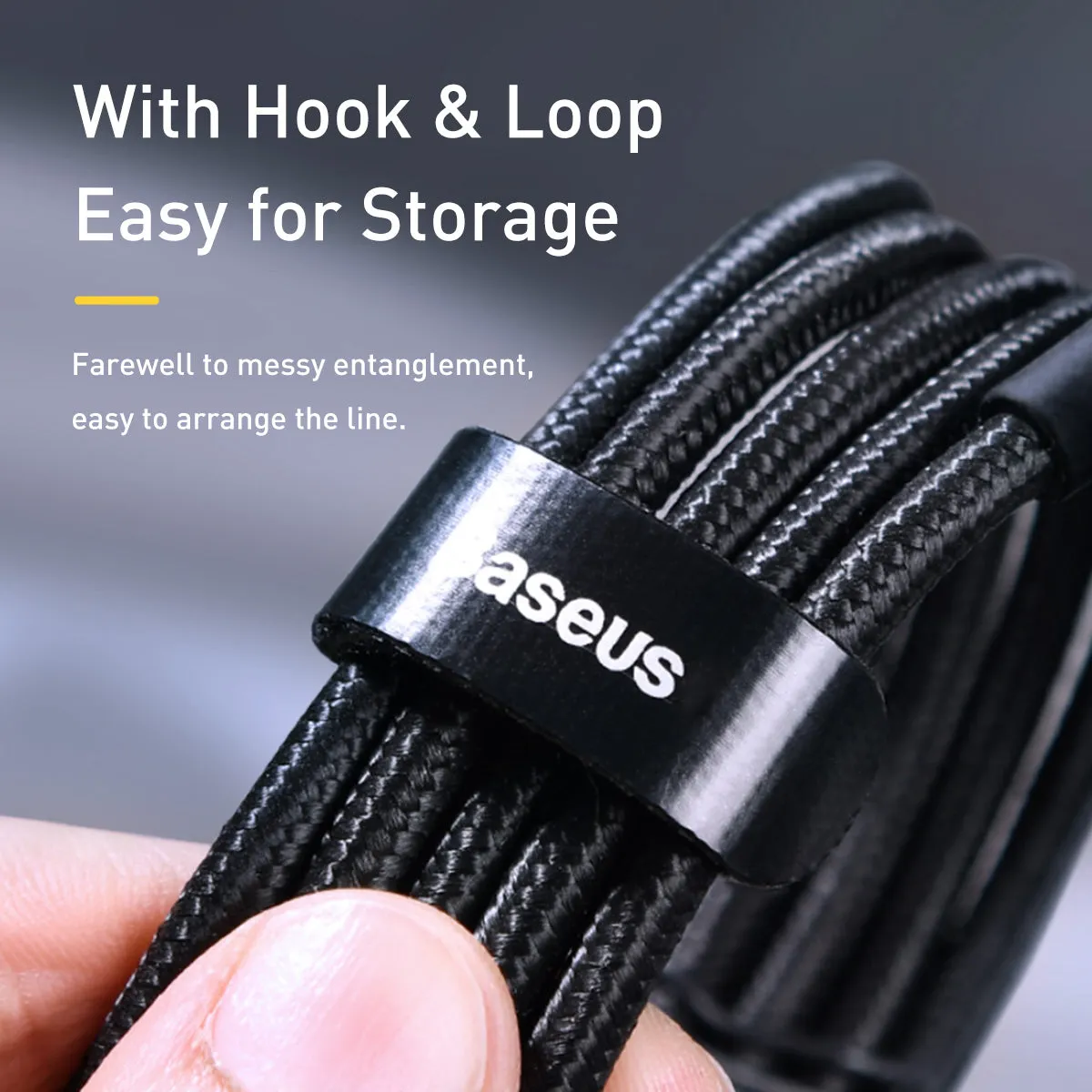 BASEUS PD 100W USB-C to USB-C Charging Cable (2M) | Cafule Series QC3.0 Type-C Fast Charger Cable