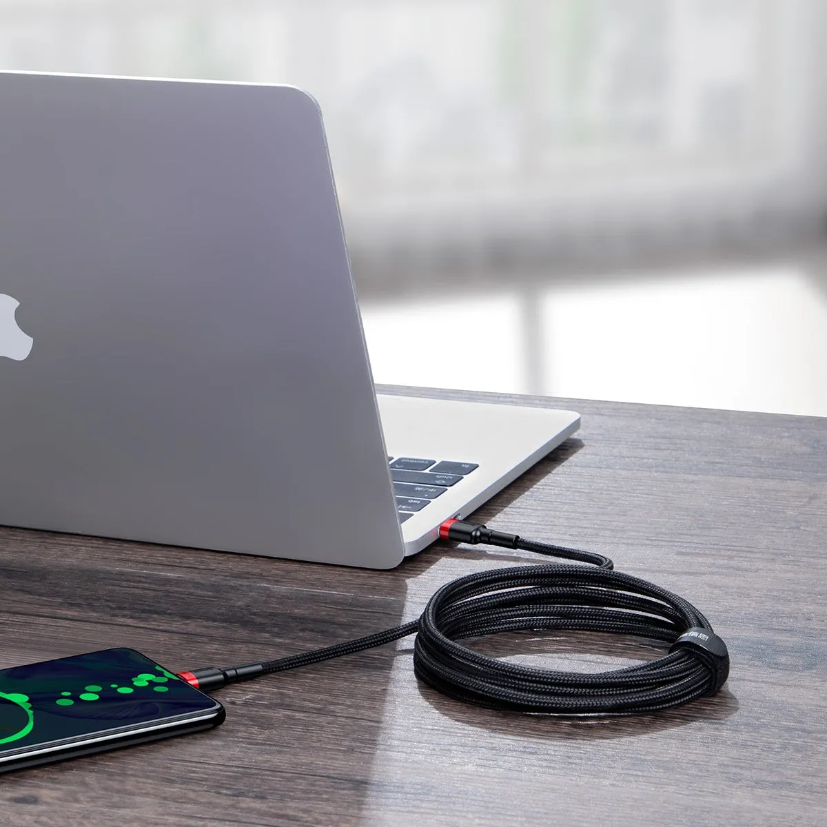 BASEUS PD 100W USB-C to USB-C Charging Cable (2M) | Cafule Series QC3.0 Type-C Fast Charger Cable