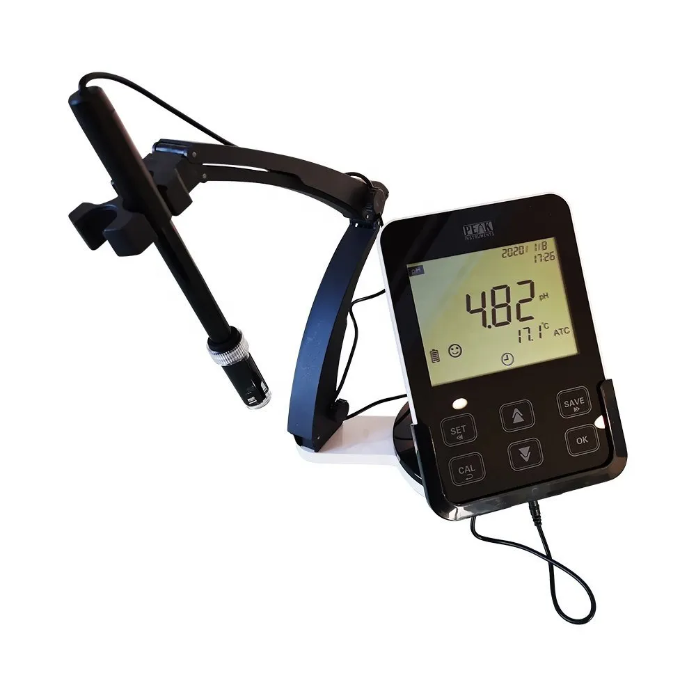Benchtop pH Water Quality Meter with USB/SD Datalogging