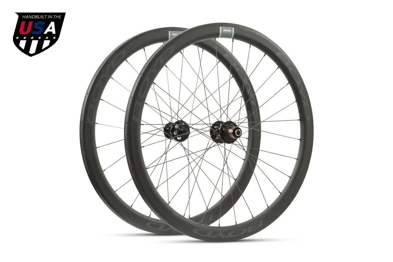 BOYD 44mm Carbon Clincher Disc Wheelset