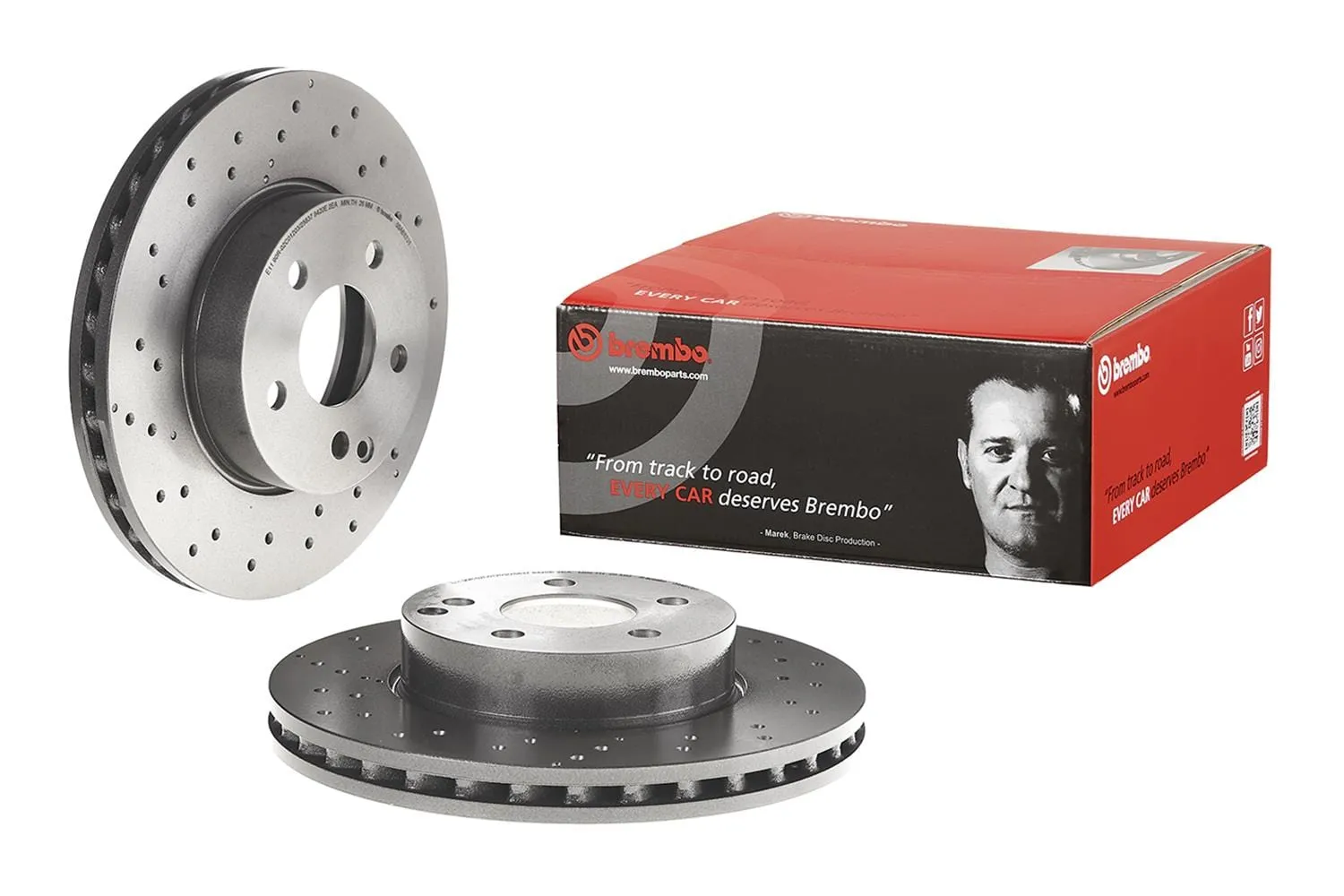 Brembo Disc Brake Pad and Rotor Kits KT04076