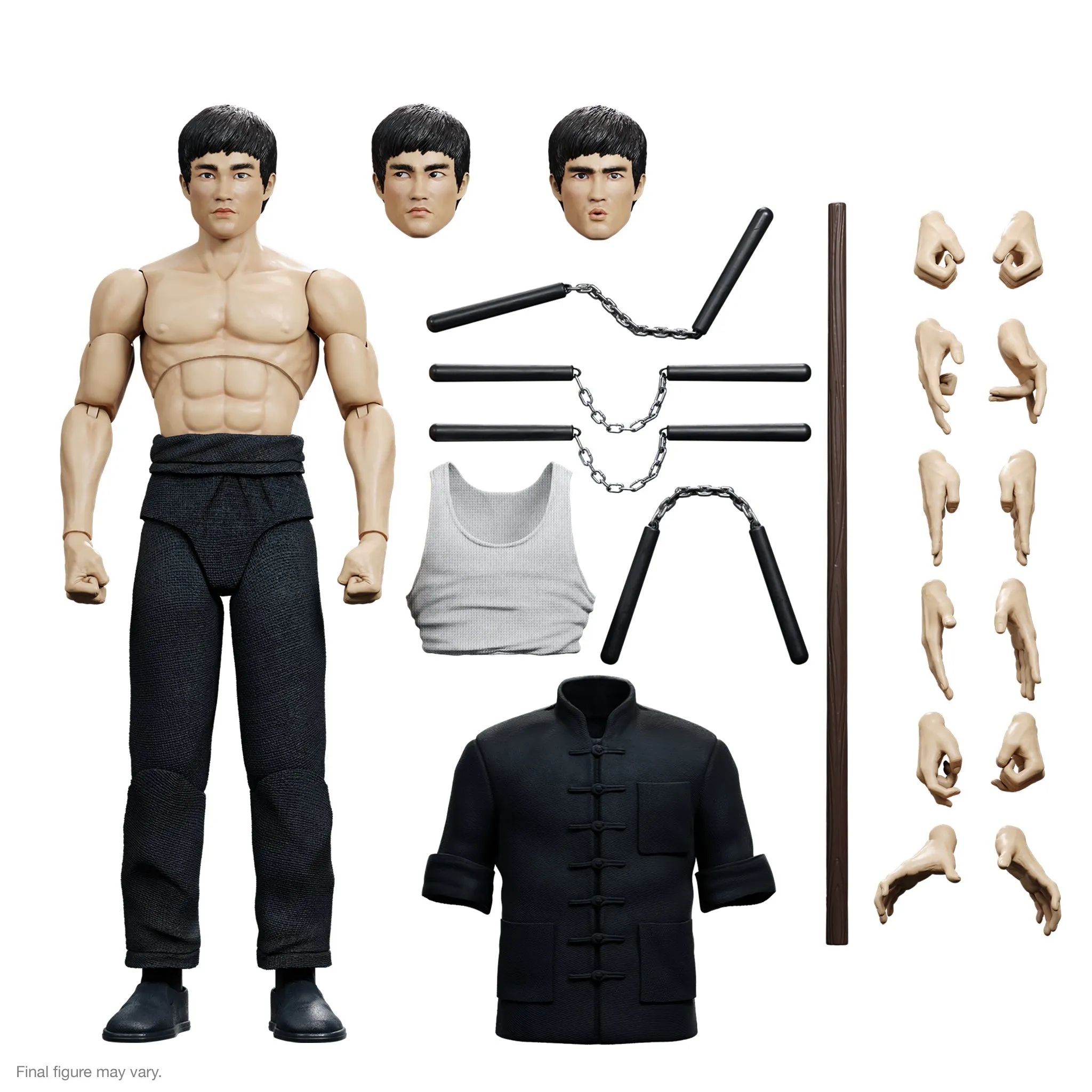 Bruce Lee ULTIMATES! Wave 1 - Bruce [The Warrior] 7" Inch Action Figure - Super7