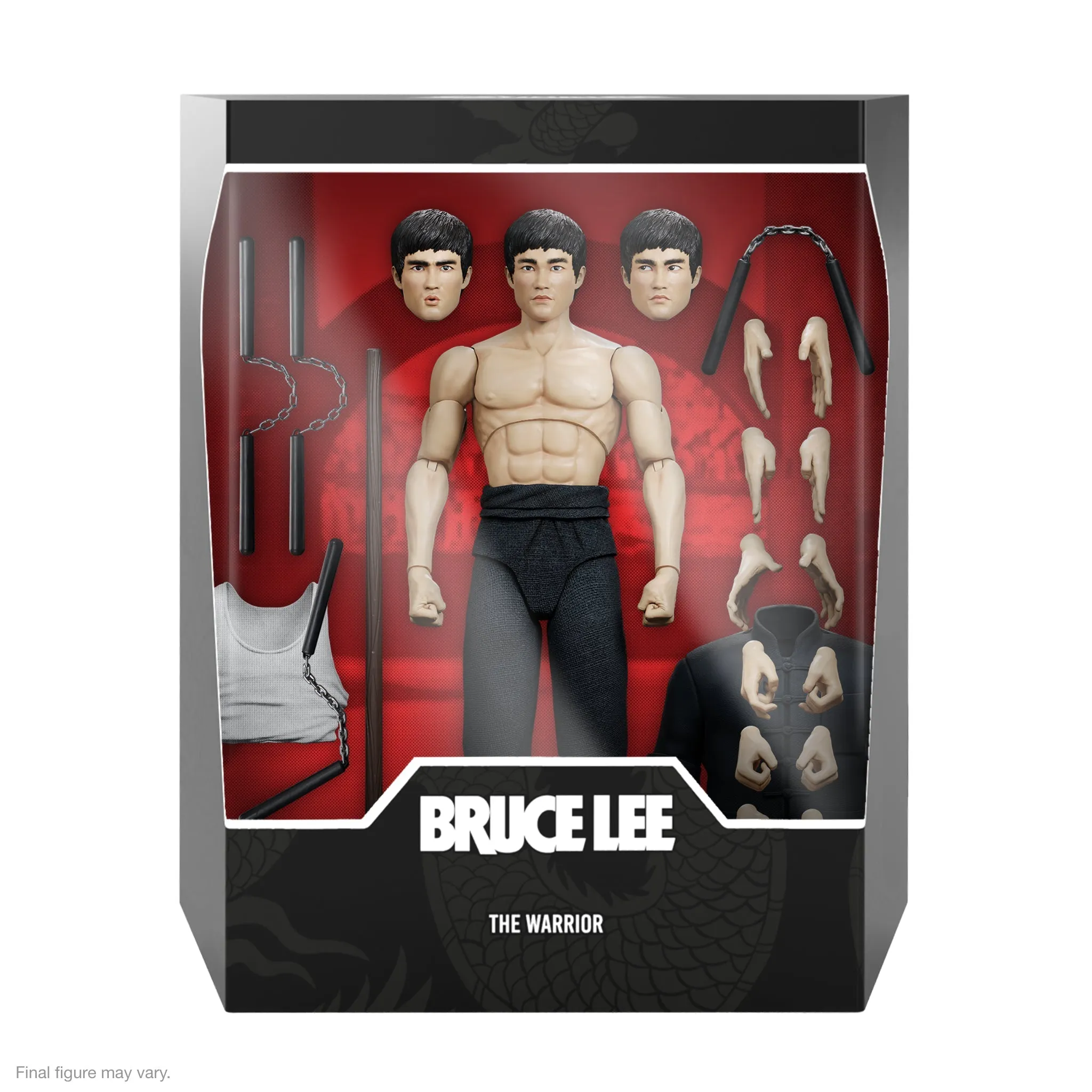 Bruce Lee ULTIMATES! Wave 1 - Bruce [The Warrior] 7" Inch Action Figure - Super7