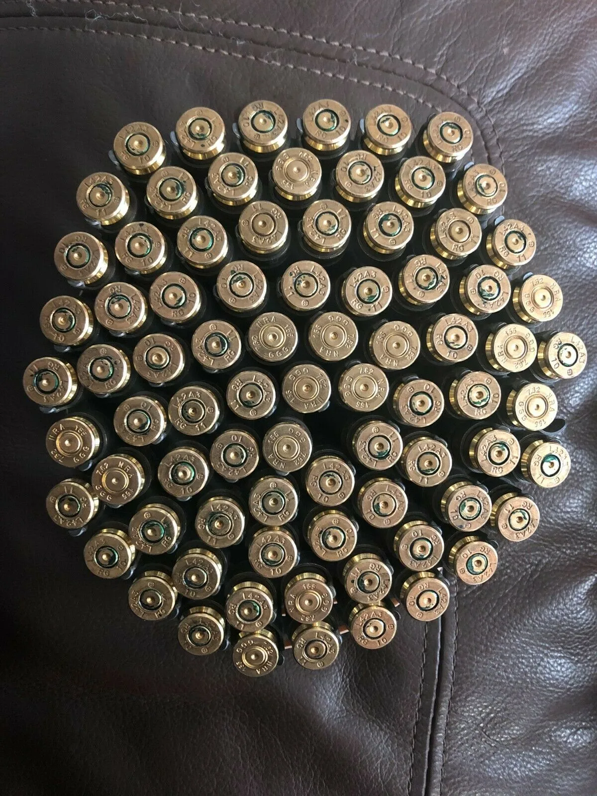 Bullet Belt: Genuine Brass 7.62 Calibre with Heads