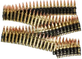 Bullet Belt: Genuine Brass 7.62 Calibre with Heads