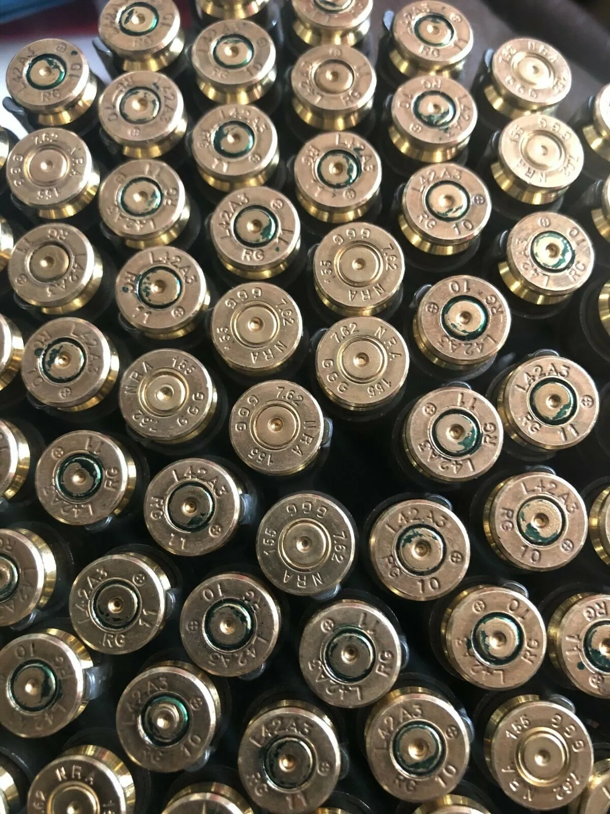 Bullet Belt: Genuine Brass 7.62 Calibre with Heads