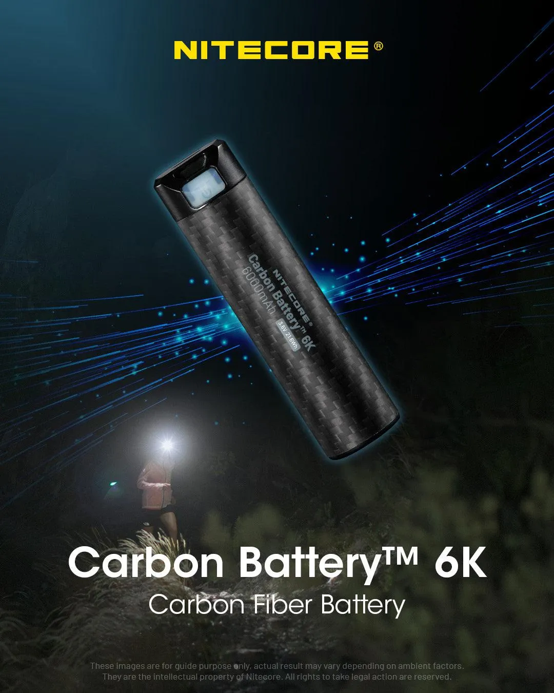 Carbon Battery 6K (6,000mAh 2A)