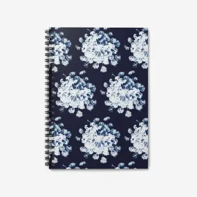 Carrot Flower Flow Spiral Notebook