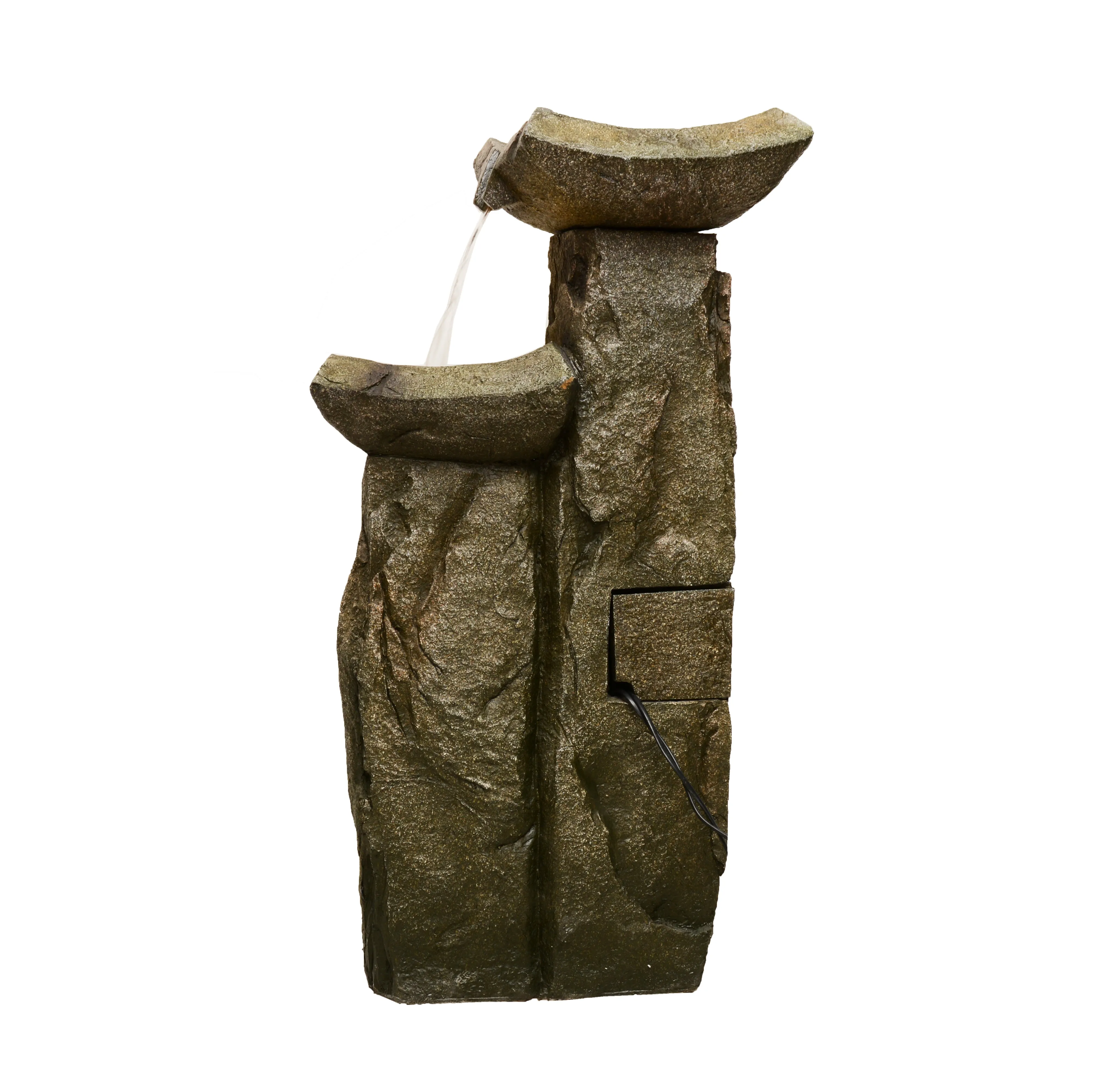 Cascading Fountain With  3 Warm White Led Lights