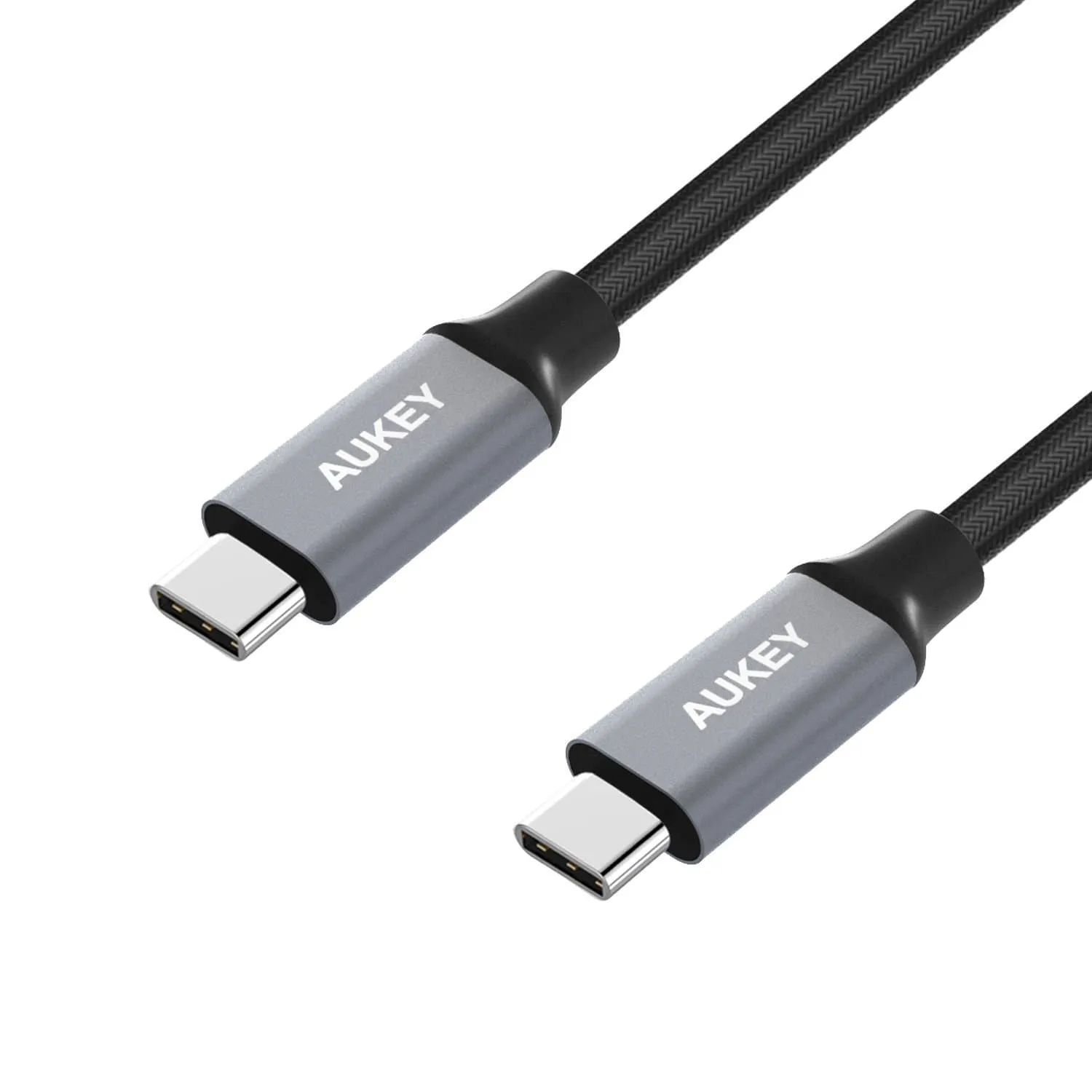 CB-CD6 2M USB C To USB C Quick Charge 3.0 Durable Braided Nylon Cable