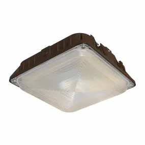 CDLX LED Power Adjustable Low Profile Canopy Light, 5/10/15/25Watt Selectable, 3000 Lumens, 120-277V, 3000k, 4000K, or 5000K