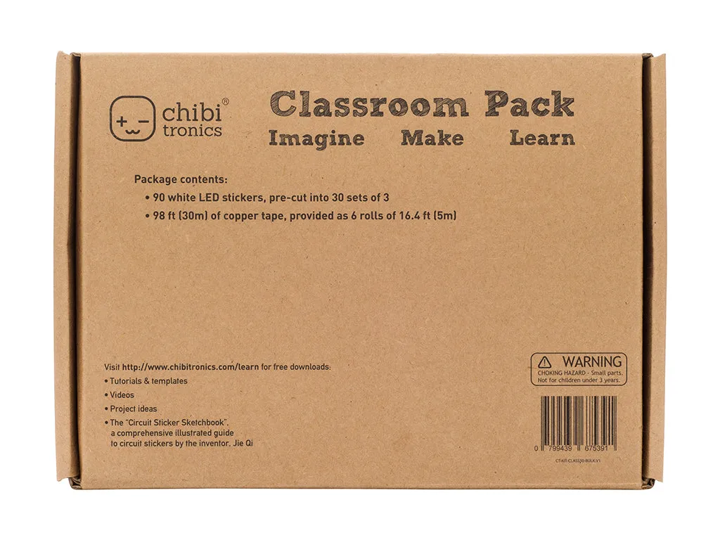 Circuit Stickers Classroom Pack (White LEDs)