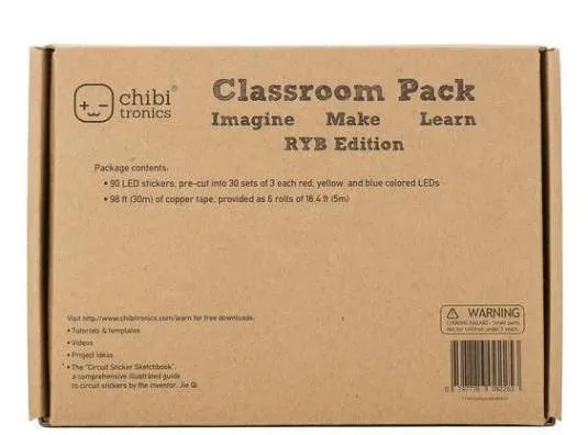 Circuit Stickers Classroom Pack (White LEDs)