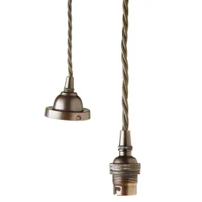 Classic Pendant Light Kit in Antiqued Bronze