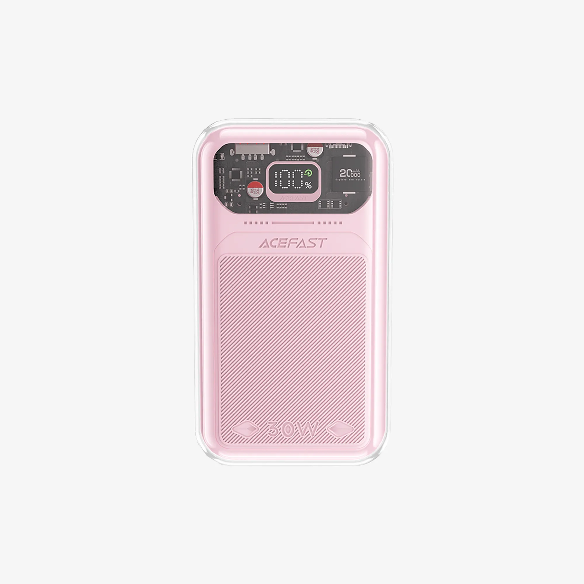 Crystal Series M2 Fast Charge Powerbank 30W